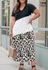 Immagine di CURVY GIRL V NECK LEOPARD PRINT DRESS